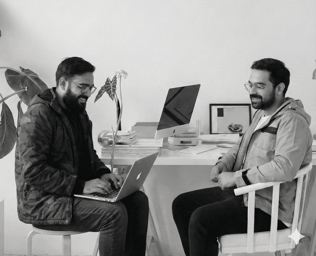 The team at work