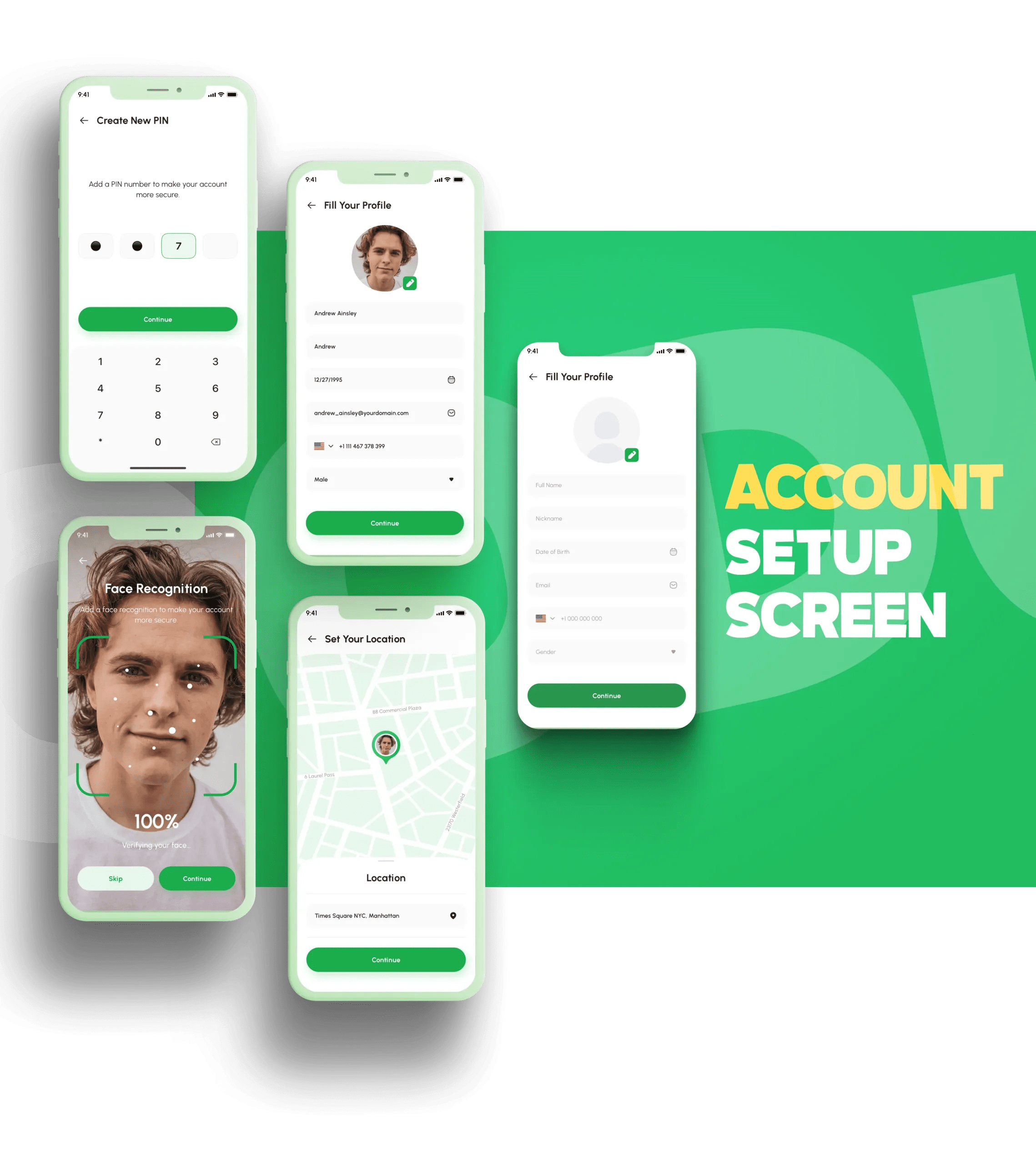 Account setup