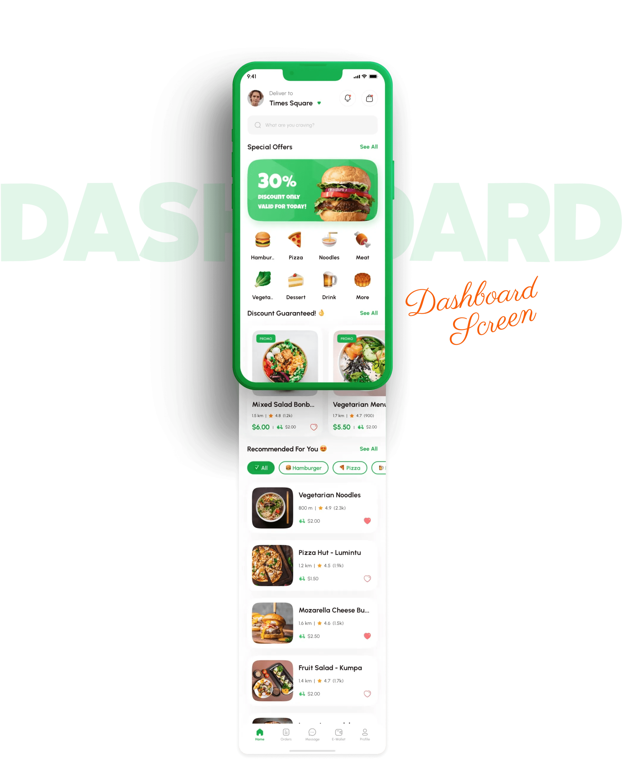 Home & dashboard