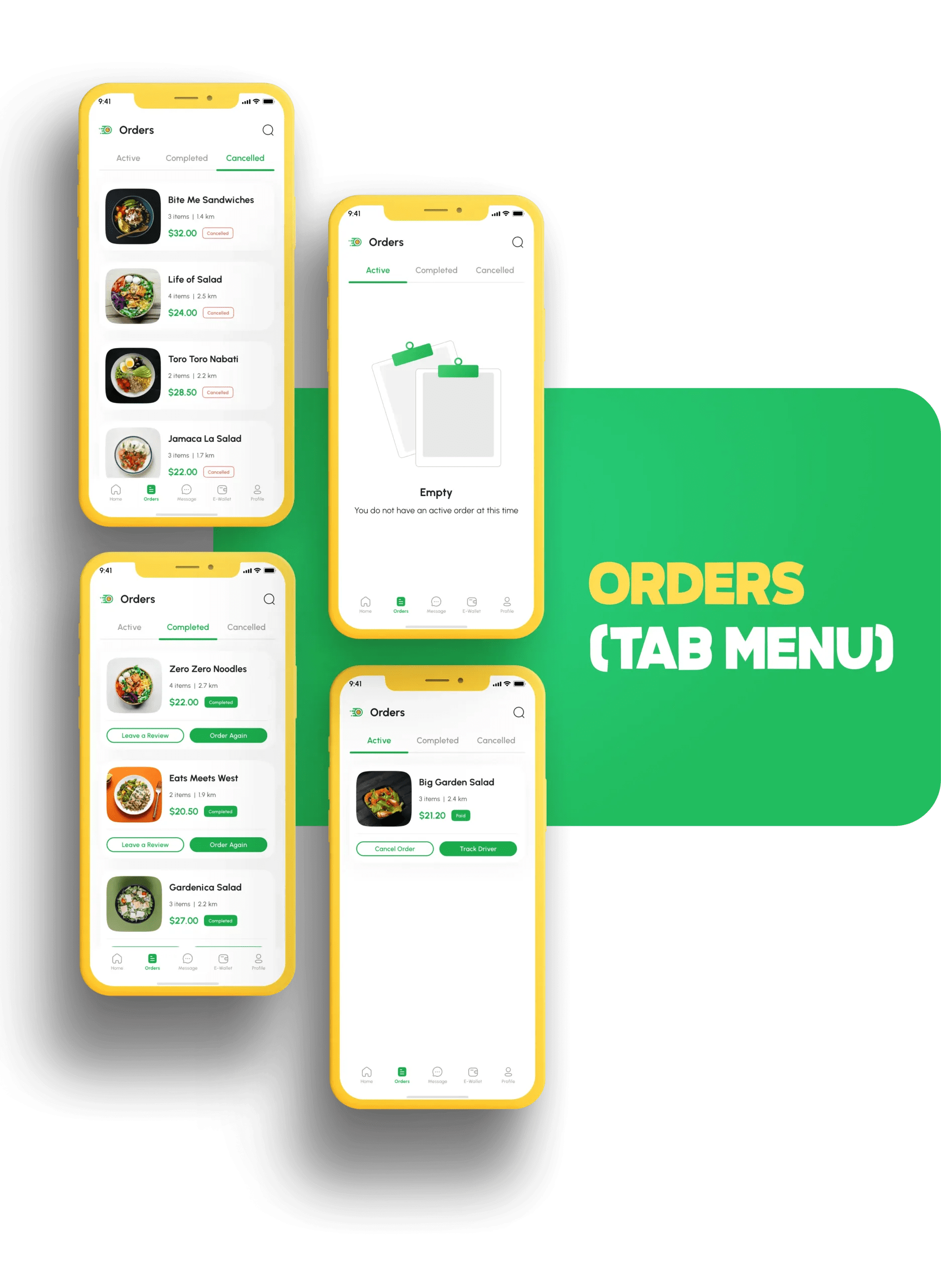 Orders & tracking