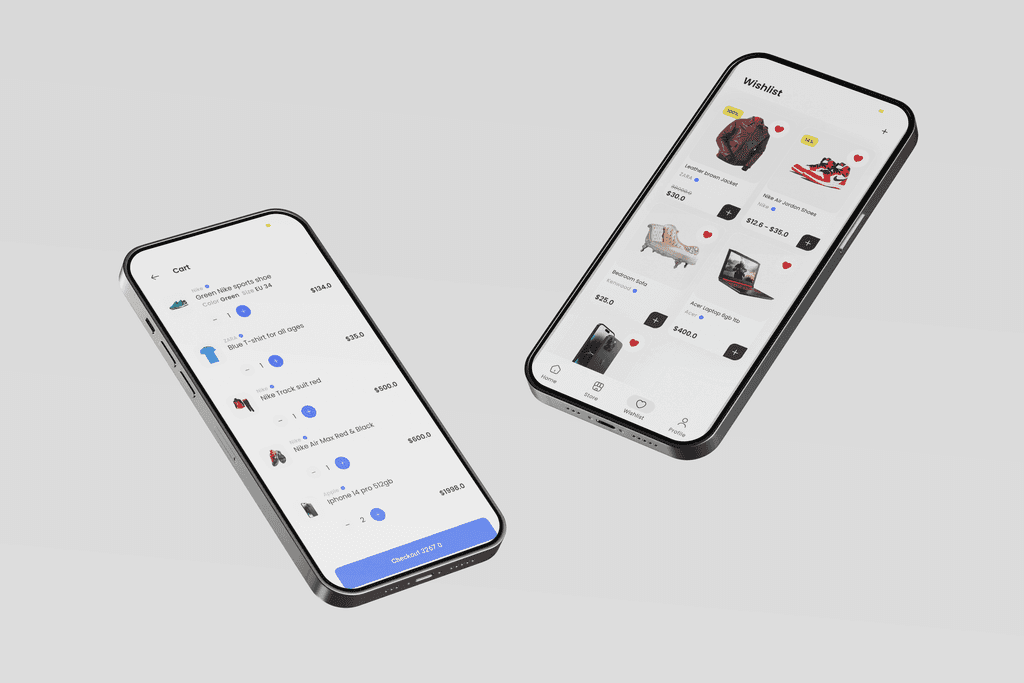 Velvet — eCommerce screen