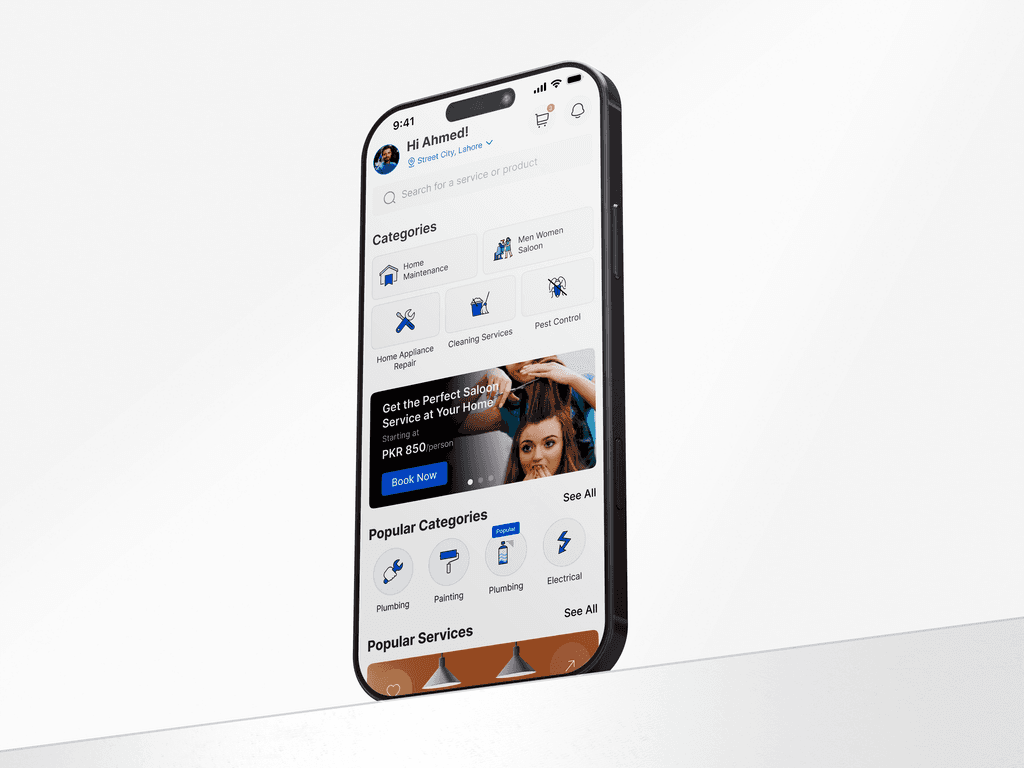 Find Worker screen